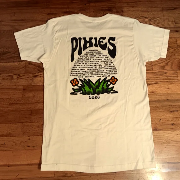 Pixies Mindshroom US Tour 2023 t-shirt NEW nwot concert cities rock hippie pot - Picture 6 of 8